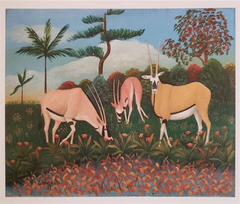 Lebduska, Antelopes in Woods.jpg